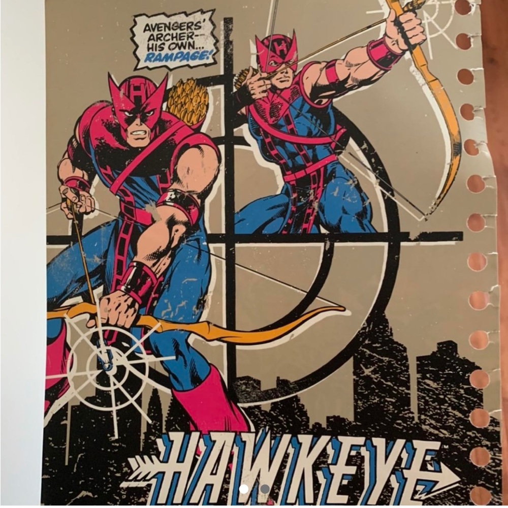 Hawkeye/ doctor strange comic print